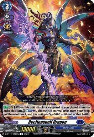 Reciteaspell Dragon [D-BT11 - D-BT11/040EN]