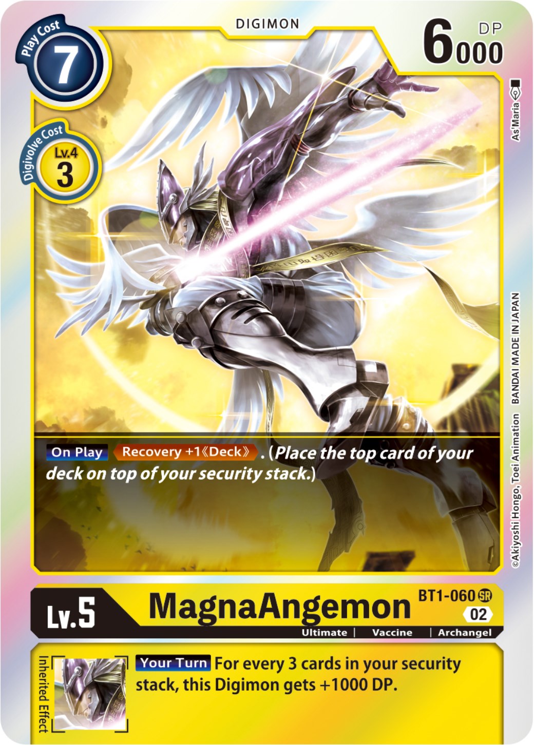 MagnaAngemon - BT1-060 (Resurgence Booster Reprint) [RB-01 - BT1-060 SR]