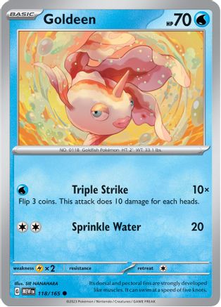 Goldeen 118/165  SV Scarlet & Violet 151 - Common