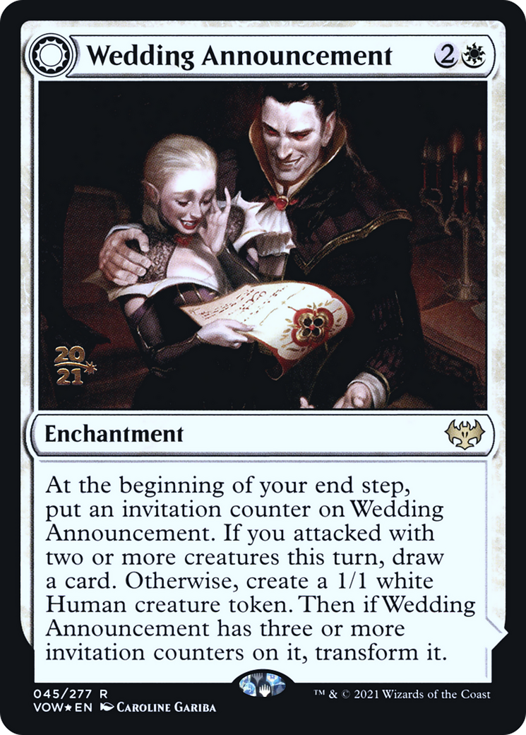 Wedding Announcement [PRE - 45]