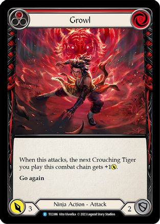 Growl (Red) [TCC - TCC086]