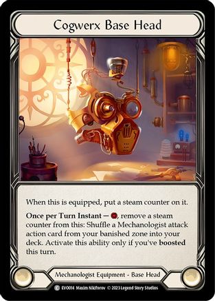 Cogwerx Base Head (EVO014) - Bright Lights Cold Foil