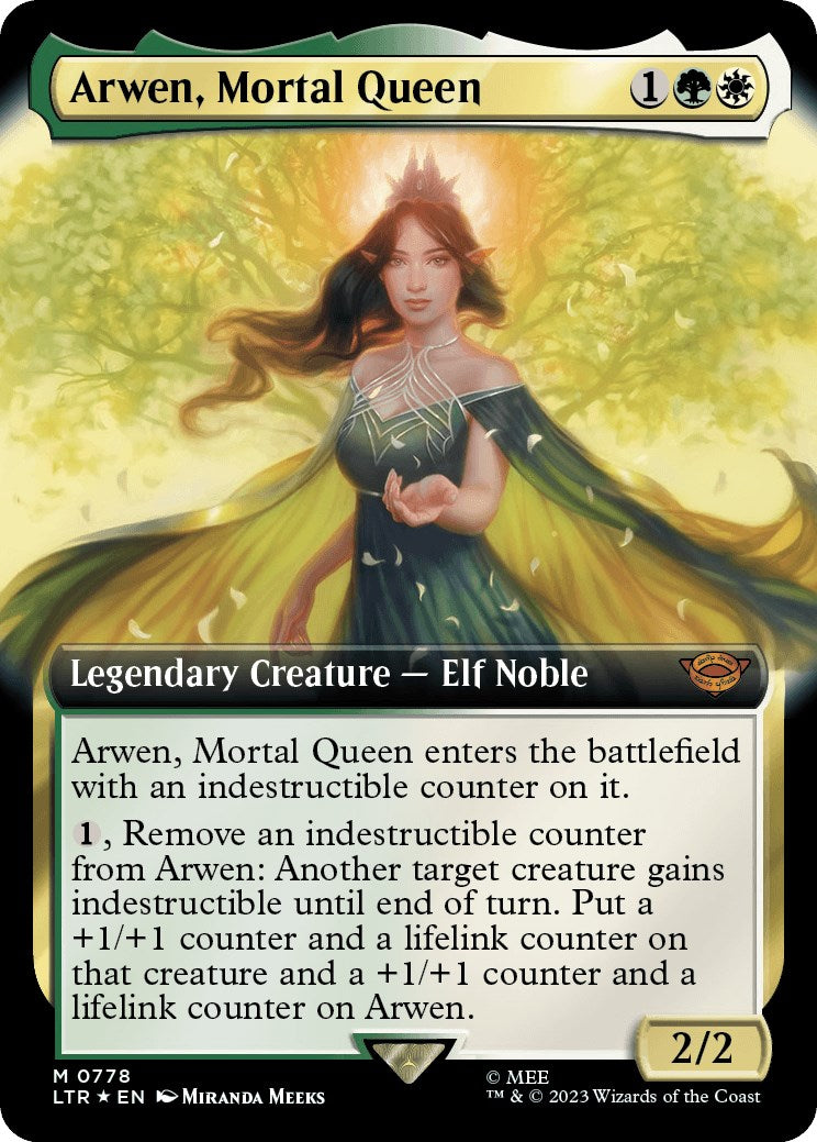 Arwen, Mortal Queen (Extended Art) (Surge Foil) [LTR - 778]