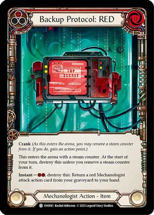 Backup Protocol: RED [EVO - EVO081]
