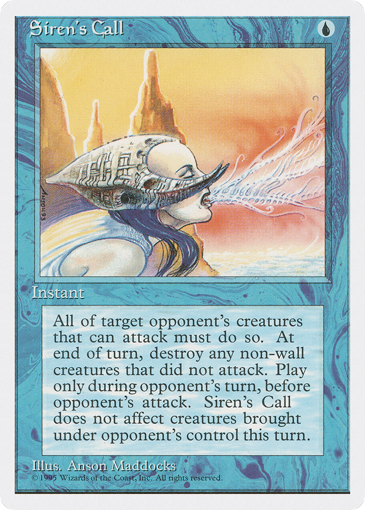 Siren's Call [4ED - N/A]