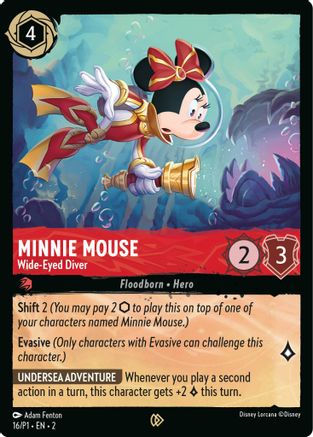 Minnie Mouse - Wide-Eyed Diver [DLPC - 16]