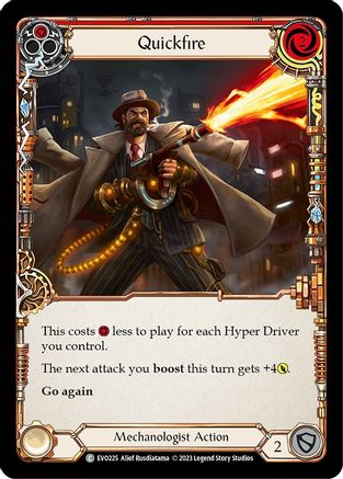 Quickfire (Red) (EVO225) - Bright Lights Rainbow Foil