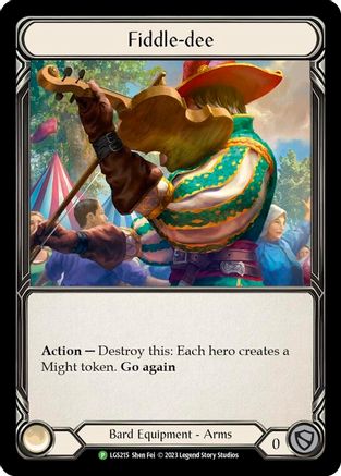 Fiddle-dee - LGS215 (LGS215) - Flesh and Blood: Promo Cards Rainbow Foil