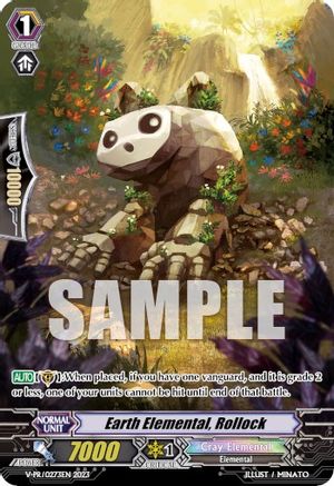 Earth Elemental, Rollock (V-PR/0273EN) - V Promo Cards
