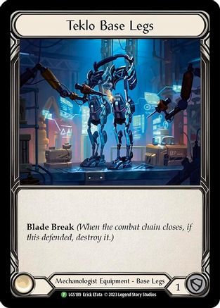 Teklo Base Legs - LGS189 [PR - LGS189]