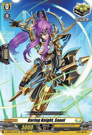 Daring Knight, Sauel (D-SS06/015EN) - D-SS06: Stand Up Deckset "Gramgrace"