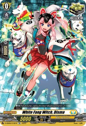 White Fang Witch, Disma (D-SS06/016EN) - D-SS06: Stand Up Deckset "Gramgrace"