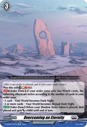 Overcoming an Eternity (D-SS08/016EN) - D-SS08: Stand Up Deckset "Orfist"
