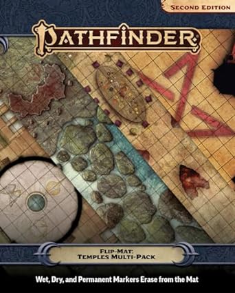 Pathfinder Flip Mat - Temples Multi-Pack