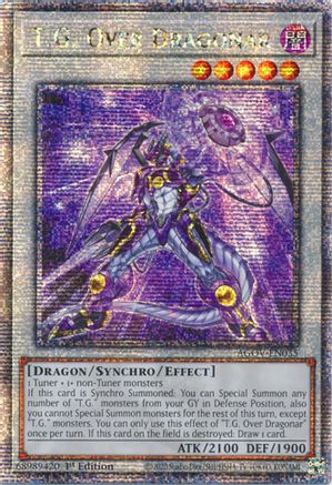 T.G. Over Dragonar (Quarter Century Secret Rare) [AGOV - AGOV-EN035]