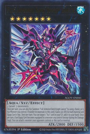 Full Armored Dark Knight Lancer [AGOV - AGOV-EN041]