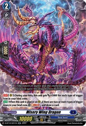 Misery Wing Dragon [D-BT12 - D-BT12/021EN]
