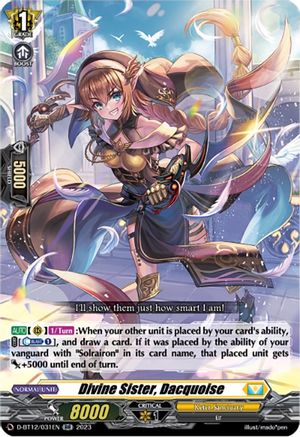Divine Sister, Dacquoise (D-BT12/031EN) - D-BT12: Evenfall Onslaught