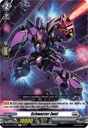 Schwarzer Zwei (D-BT12/046EN) - D-BT12: Evenfall Onslaught