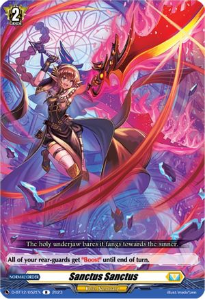 Sanctus Sanctus (D-BT12/052EN) - D-BT12: Evenfall Onslaught