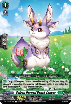 Sylvan Horned Beast, Lepcor [D-BT12 - D-BT12/054EN]