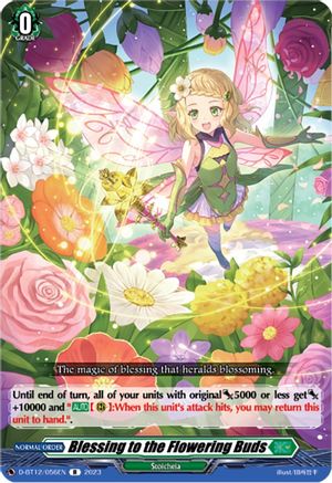 Blessing to the Flowering Buds (D-BT12/056EN) - D-BT12: Evenfall Onslaught