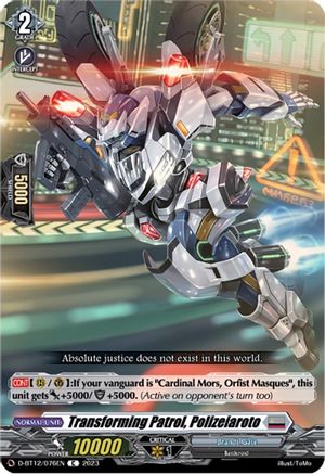 Transforming Patrol, Polizeiaroto [D-BT12 - D-BT12/076EN]