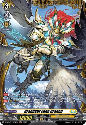 Grandeur Edge Dragon (FR) (D-BT12/FR24EN) - D-BT12: Evenfall Onslaught