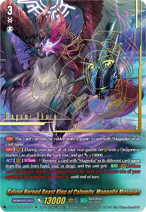 Sylvan Horned Beast King of Calamity, Magnolia Masques (SEC) (D-BT12/SEC05EN) - Evenfall Onslaught
