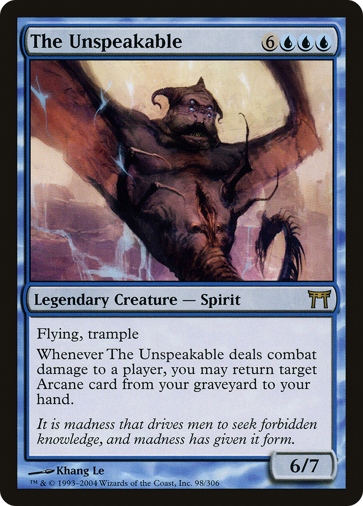 The Unspeakable [CHK - 98]