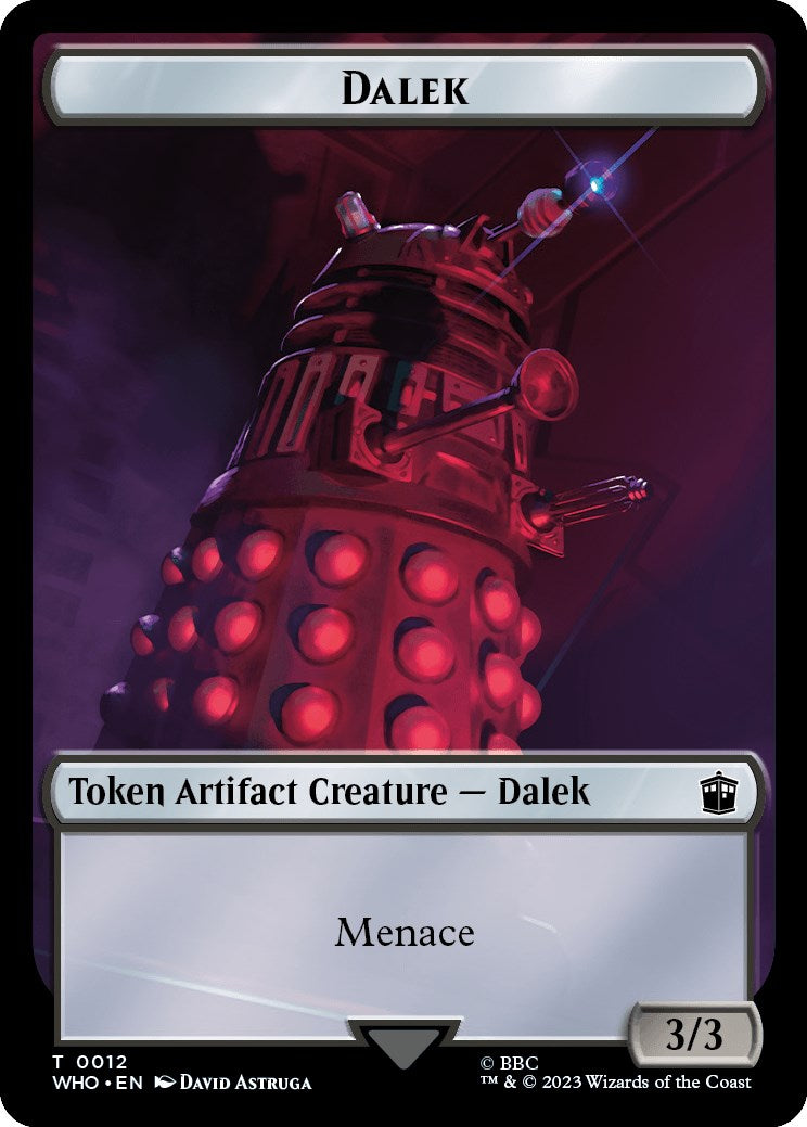Dalek // Cyberman Double-Sided Token [WHO - 12 // 24]