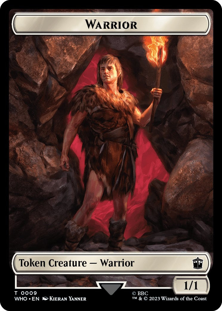 Warrior // Food (0025) Double-Sided Token [WHO - 9 // 25]