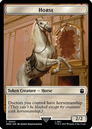 Horse // Soldier Double-Sided Token [WHO - 4 // 8]