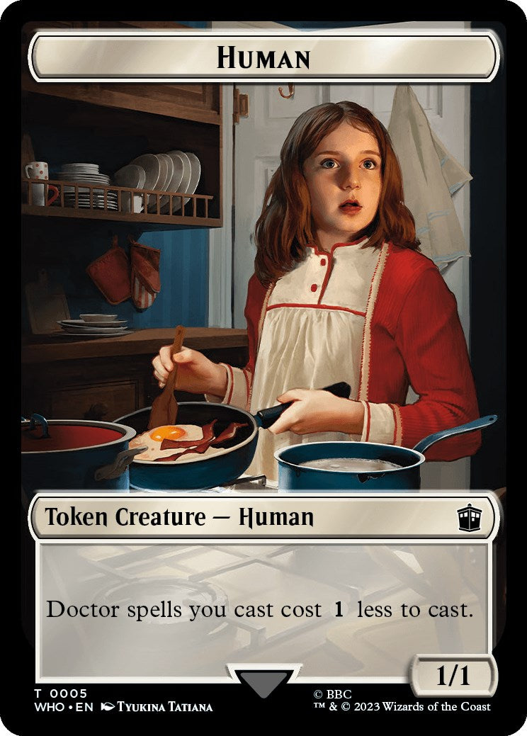 Human (0005) // Treasure (0029) Double-Sided Token [WHO - 5 // 29]