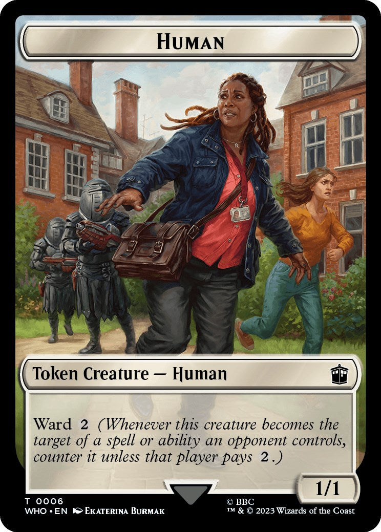 Human (0006) // Fish Double-Sided Token [WHO - 6 // 10]