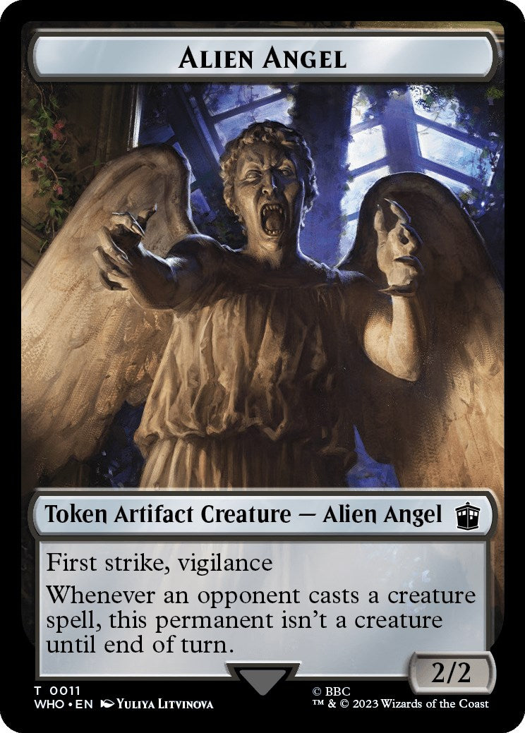 Alien Angel // Mark of the Rani Double-Sided Token [WHO - 11 // 15]