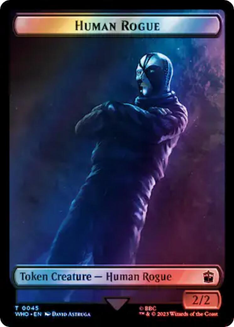 Human Rogue // Cyberman Double-Sided Token (Surge Foil) [WHO - 45 // 56]