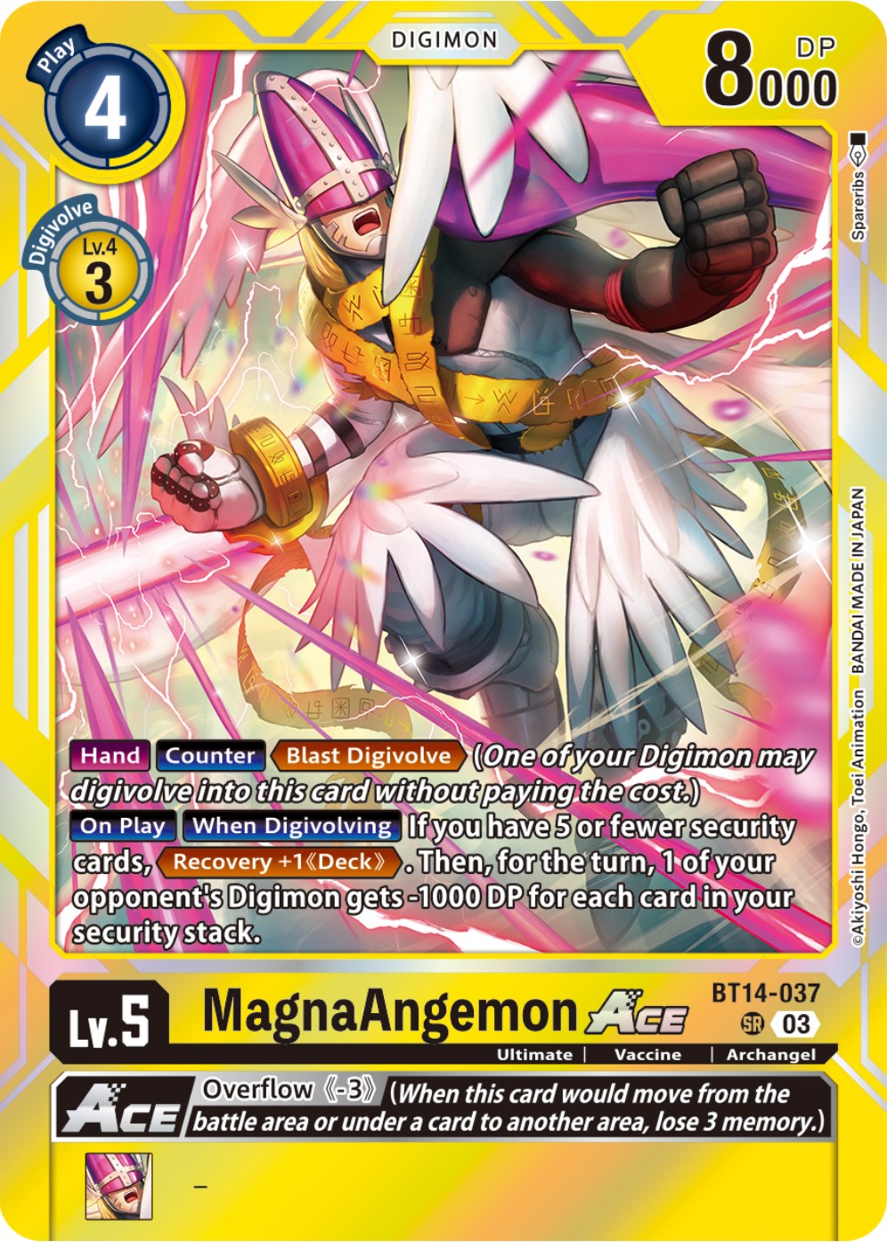 MagnaAngemon ACE [BT14 - BT14-037 SR]