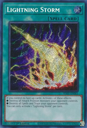 Lightning Storm (Secret Rare) [RA01 - RA01-EN061]