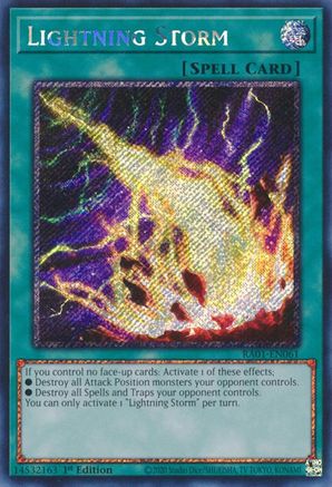Lightning Storm (Platinum Secret Rare) [RA01 - RA01-EN061]