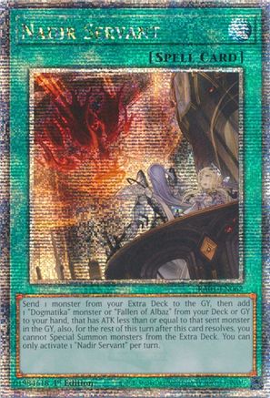 Nadir Servant (Quarter Century Secret Rare) [RA01 - RA01-EN062]