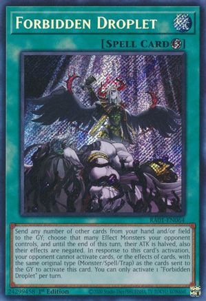 Forbidden Droplet (Secret Rare) [RA01 - RA01-EN064]