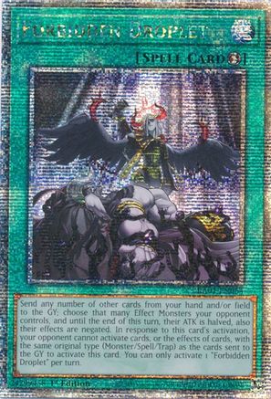 Forbidden Droplet (Quarter Century Secret Rare) [RA01 - RA01-EN064]
