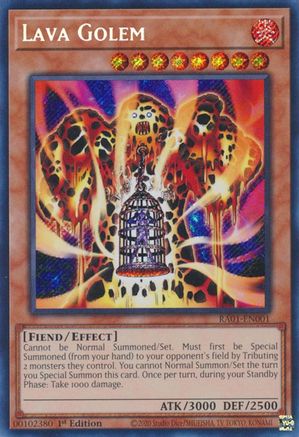Lava Golem (Secret Rare) [RA01 - RA01-EN001]