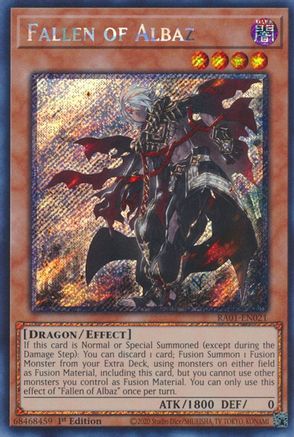 Fallen of Albaz (Platinum Secret Rare) [RA01 - RA01-EN021]