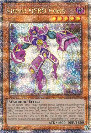 Vision HERO Faris (Quarter Century Secret Rare) [RA01 - RA01-EN004]