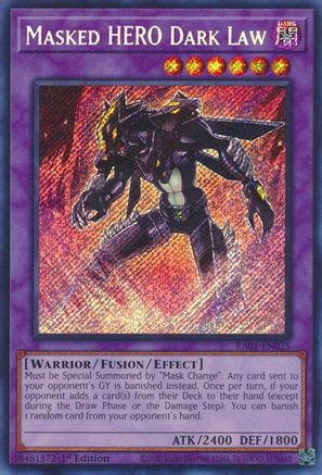Masked HERO Dark Law (Secret Rare) [RA01 - RA01-EN025]