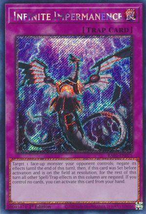 Infinite Impermanence (Platinum Secret Rare) [RA01 - RA01-EN075]