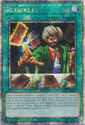 Reasoning (Quarter Century Secret Rare) [RA01 - RA01-EN052]