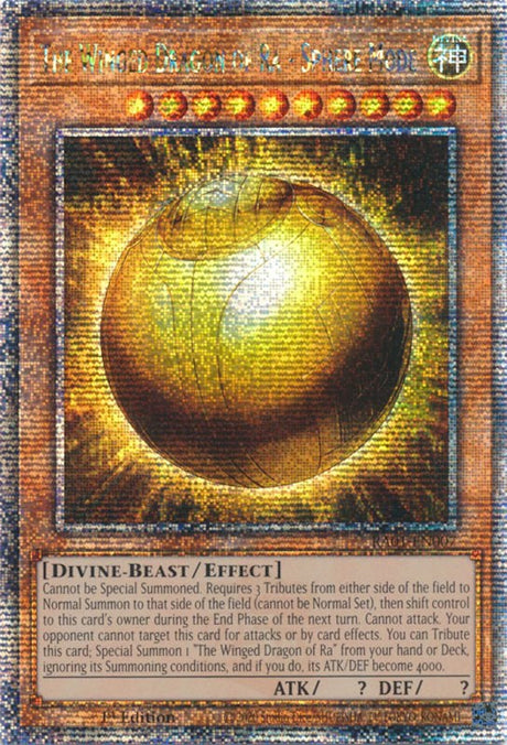 The Winged Dragon of Ra - Sphere Mode (Quarter Century Secret Rare)